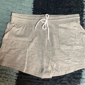 Grey lounge shorts